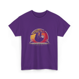 Sloth Vintage Animal Lover T-Shirt - Purple