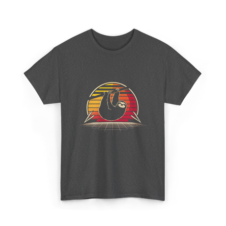 Sloth Vintage Animal Lover T-Shirt - Dark Heather