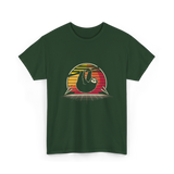Sloth Vintage Animal Lover T-Shirt - Forest Green