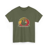 Sloth Vintage Animal Lover T-Shirt - Military Green