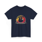 Sloth Vintage Animal Lover T-Shirt - Navy