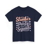 Slumber Party Squad Sleepover T-Shirt - Navy