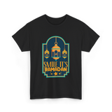 Smile It's Ramadan T-Shirt - Black