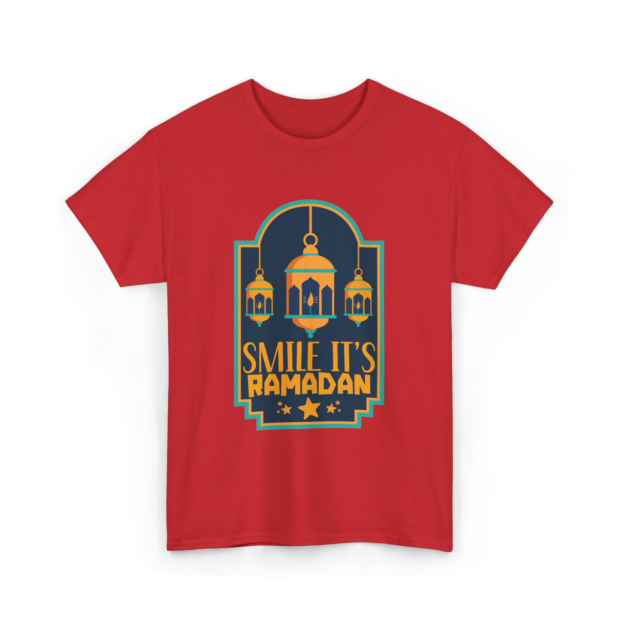 Smile It's Ramadan T-Shirt - Red