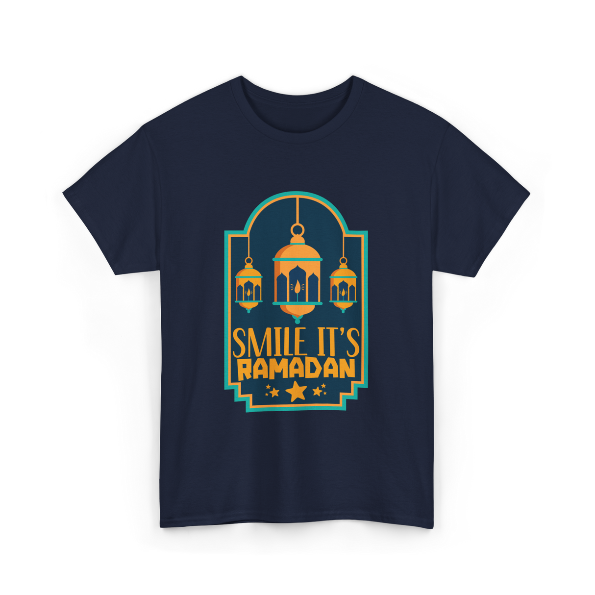 Smile It's Ramadan T-Shirt - Navy