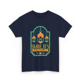 Smile It's Ramadan T-Shirt - Navy