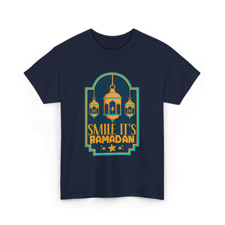 Smile It's Ramadan T-Shirt - Navy