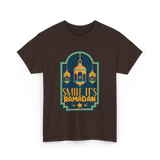 Smile It's Ramadan T-Shirt - Dark Chocolate