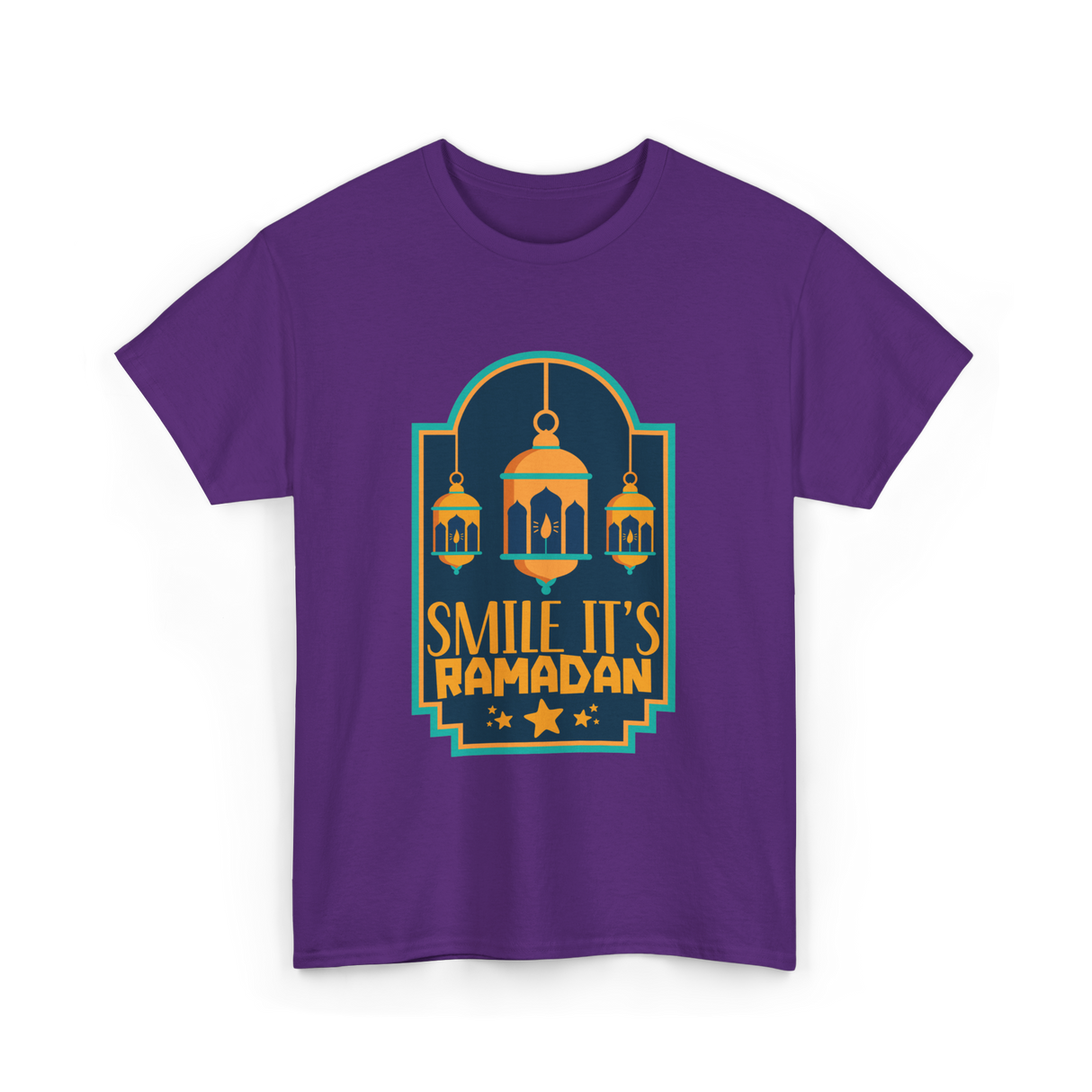 Smile It's Ramadan T-Shirt - Purple