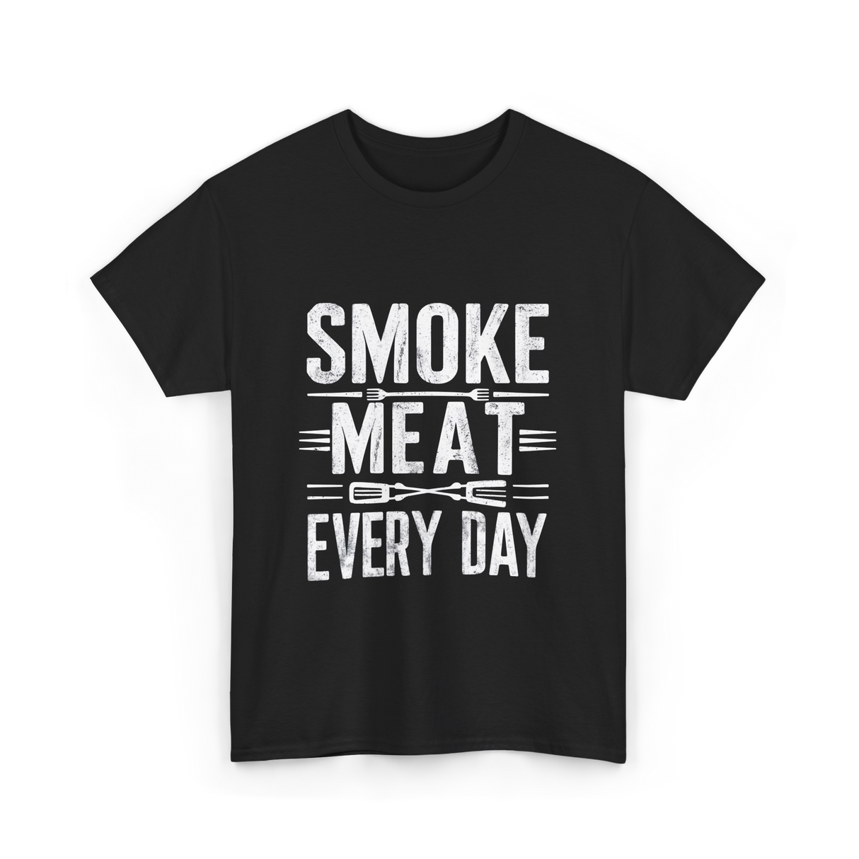 Smoke Meat Every Day Meat T-Shirt - Black