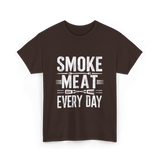 Smoke Meat Every Day Meat T-Shirt - Dark Chocolate