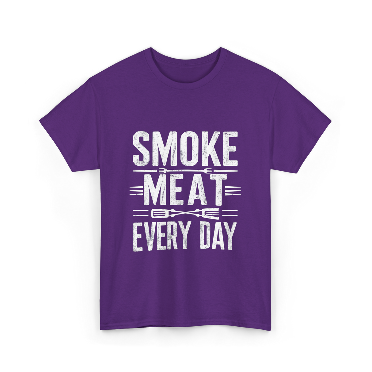 Smoke Meat Every Day Meat T-Shirt - Purple