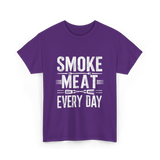 Smoke Meat Every Day Meat T-Shirt - Purple