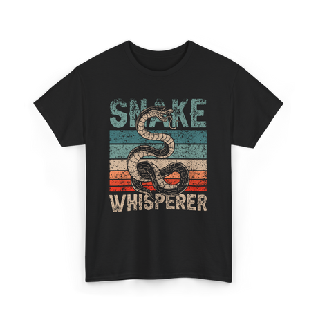 Snake Whisperer Snakes Animal T-Shirt - Black