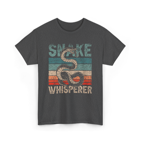 Snake Whisperer Snakes Animal T-Shirt - Dark Heather