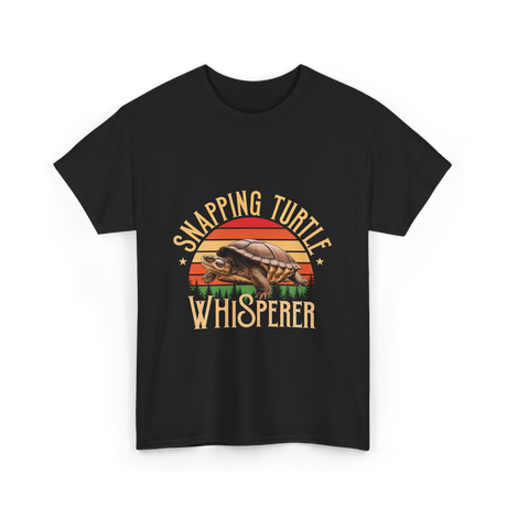 Snapping Turtle Whisperer Snapping Turtle T-Shirt - Black