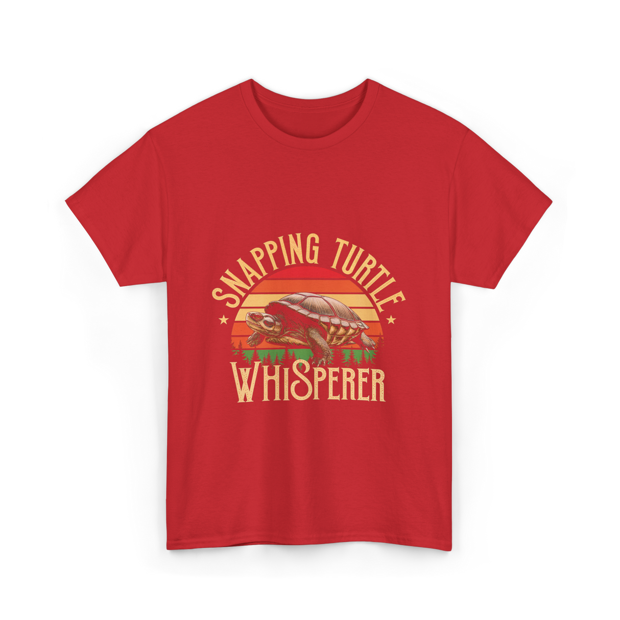 Snapping Turtle Whisperer Snapping Turtle T-Shirt - Red