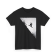 Snowboarder Jumping Snowboarding Adventure T-Shirt - Black