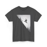 Snowboarder Jumping Snowboarding Adventure T-Shirt - Dark Heather