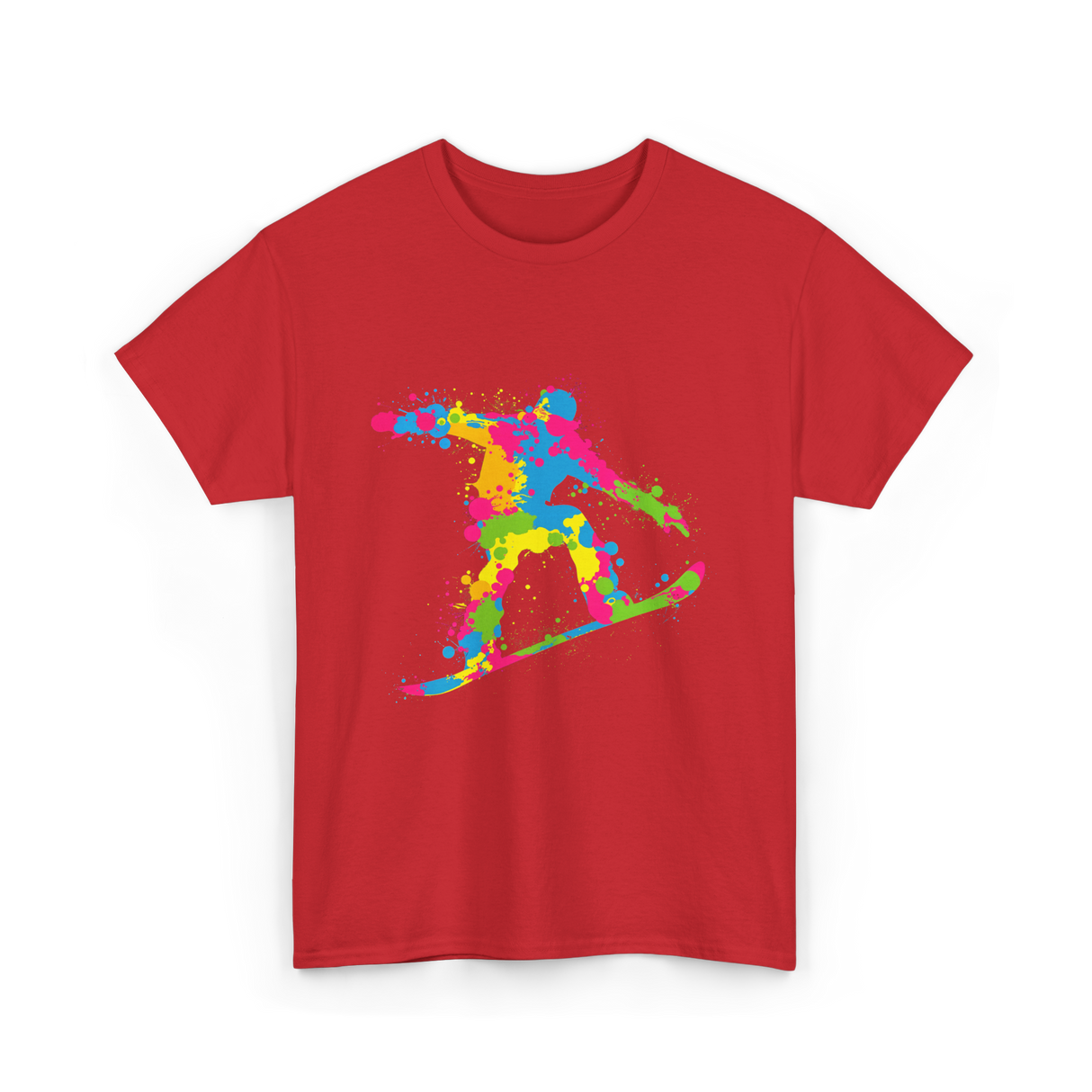 Snowboarder Snowboarding Boys Kids T-Shirt - Red
