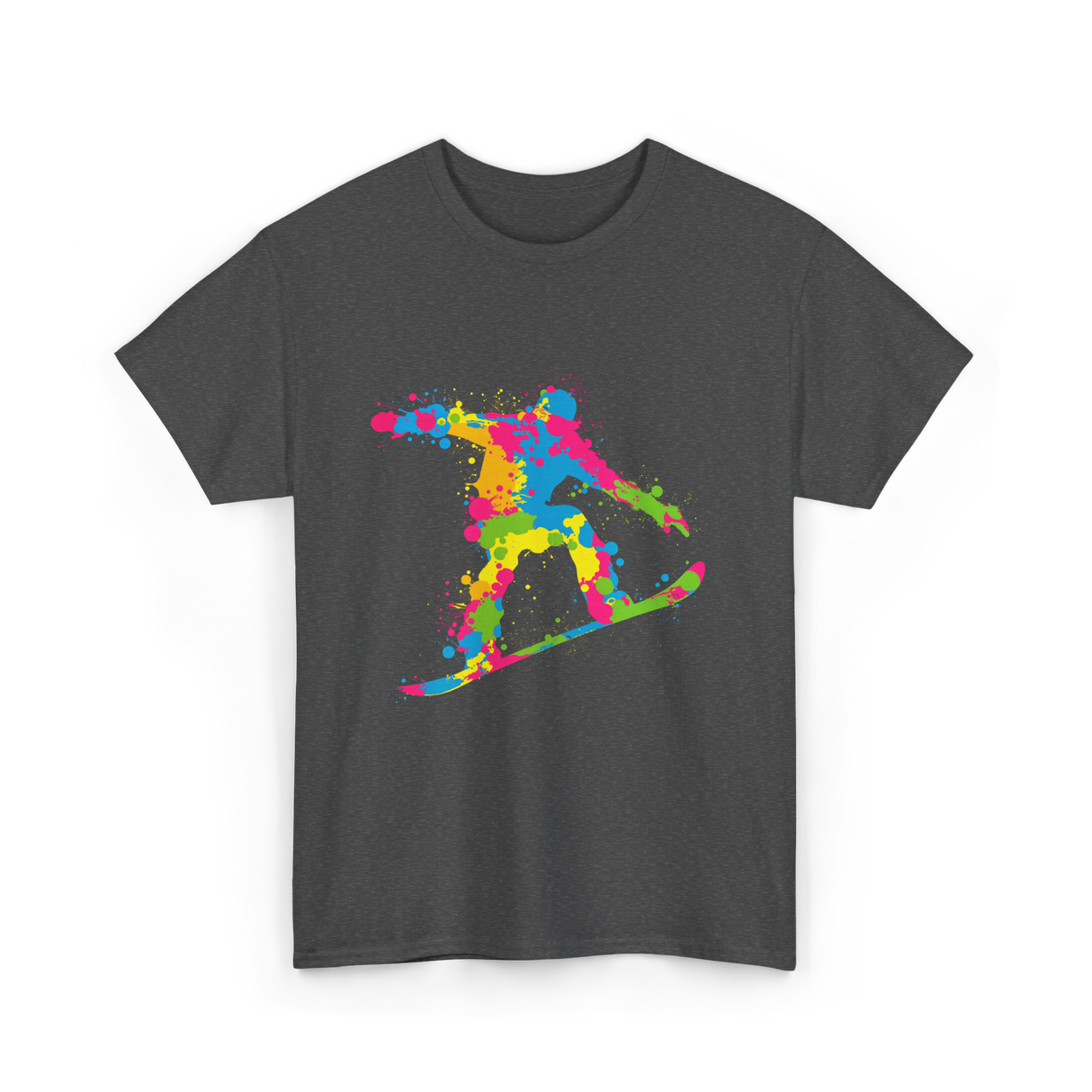 Snowboarder Snowboarding Boys Kids T-Shirt - Dark Heather