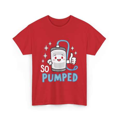 So Pumped Insulin Pump Diabetes T-Shirt - Red