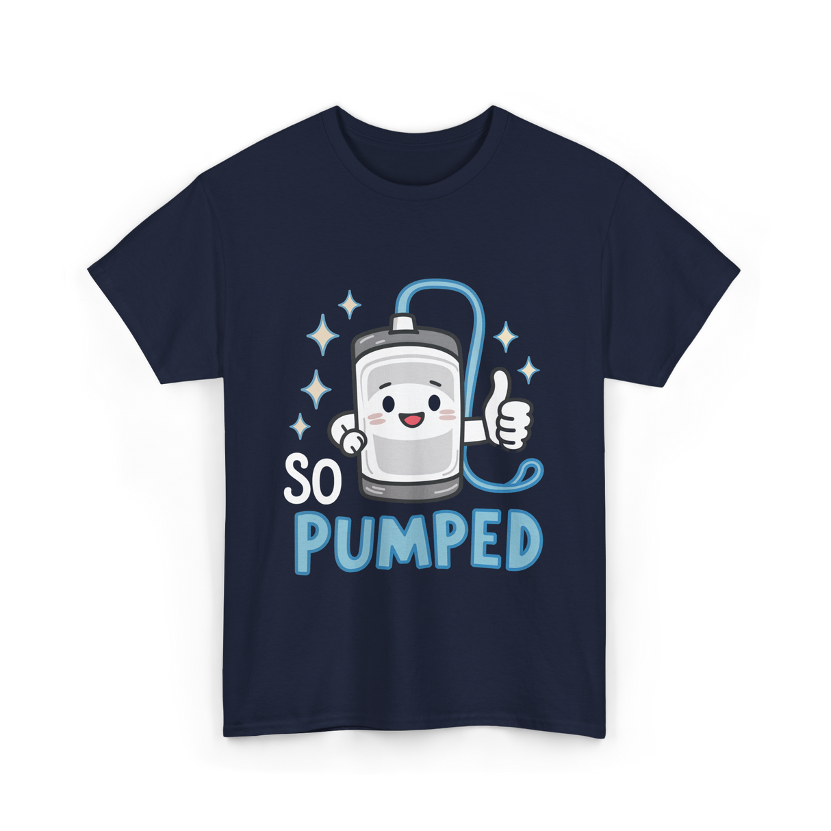 So Pumped Insulin Pump Diabetes T-Shirt - Navy