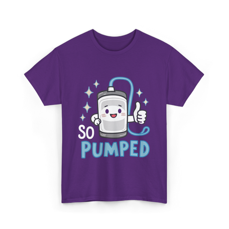 So Pumped Insulin Pump Diabetes T-Shirt - Purple