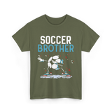 Soccer Brother Soccer Player T-Shirt - Military Green