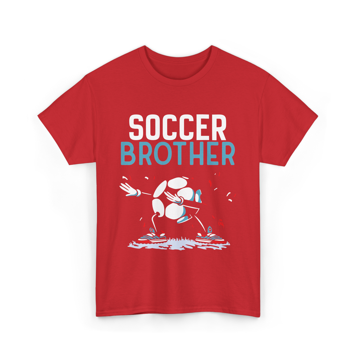 Soccer Brother Soccer Player T-Shirt - Red