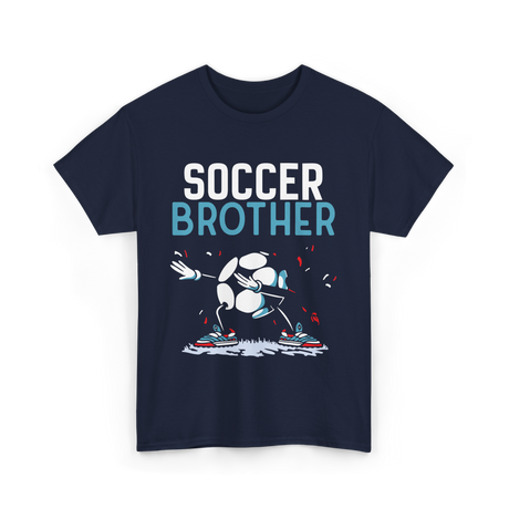 Soccer Brother Soccer Player T-Shirt - Navy