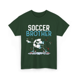 Soccer Brother Soccer Player T-Shirt - Forest Green