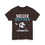 Soccer Brother Soccer Player T-Shirt - Dark Chocolate