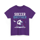 Soccer Brother Soccer Player T-Shirt - Purple