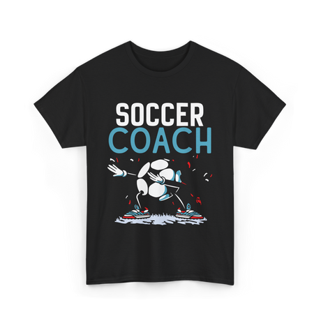 Soccer Coach Soccer Coaching T-Shirt - Black