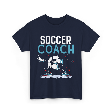 Soccer Coach Soccer Coaching T-Shirt - Navy