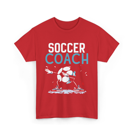 Soccer Coach Soccer Coaching T-Shirt - Red