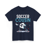 Soccer Cousin Soccer Player T-Shirt - Navy