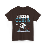 Soccer Cousin Soccer Player T-Shirt - Dark Chocolate