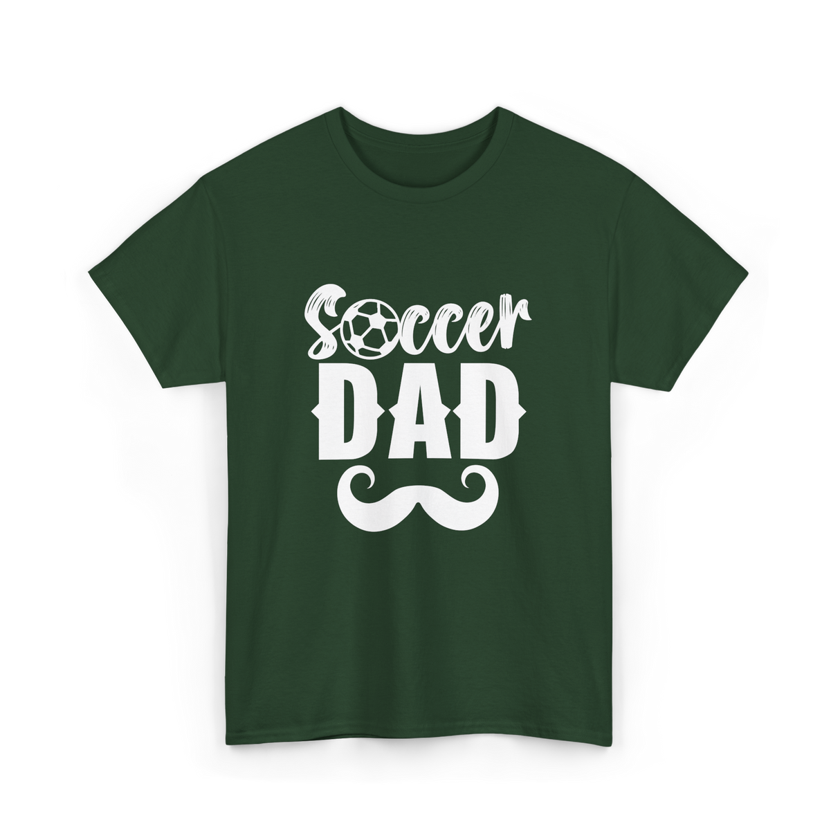 Soccer Dad Dad Player T-Shirt - Forest Green