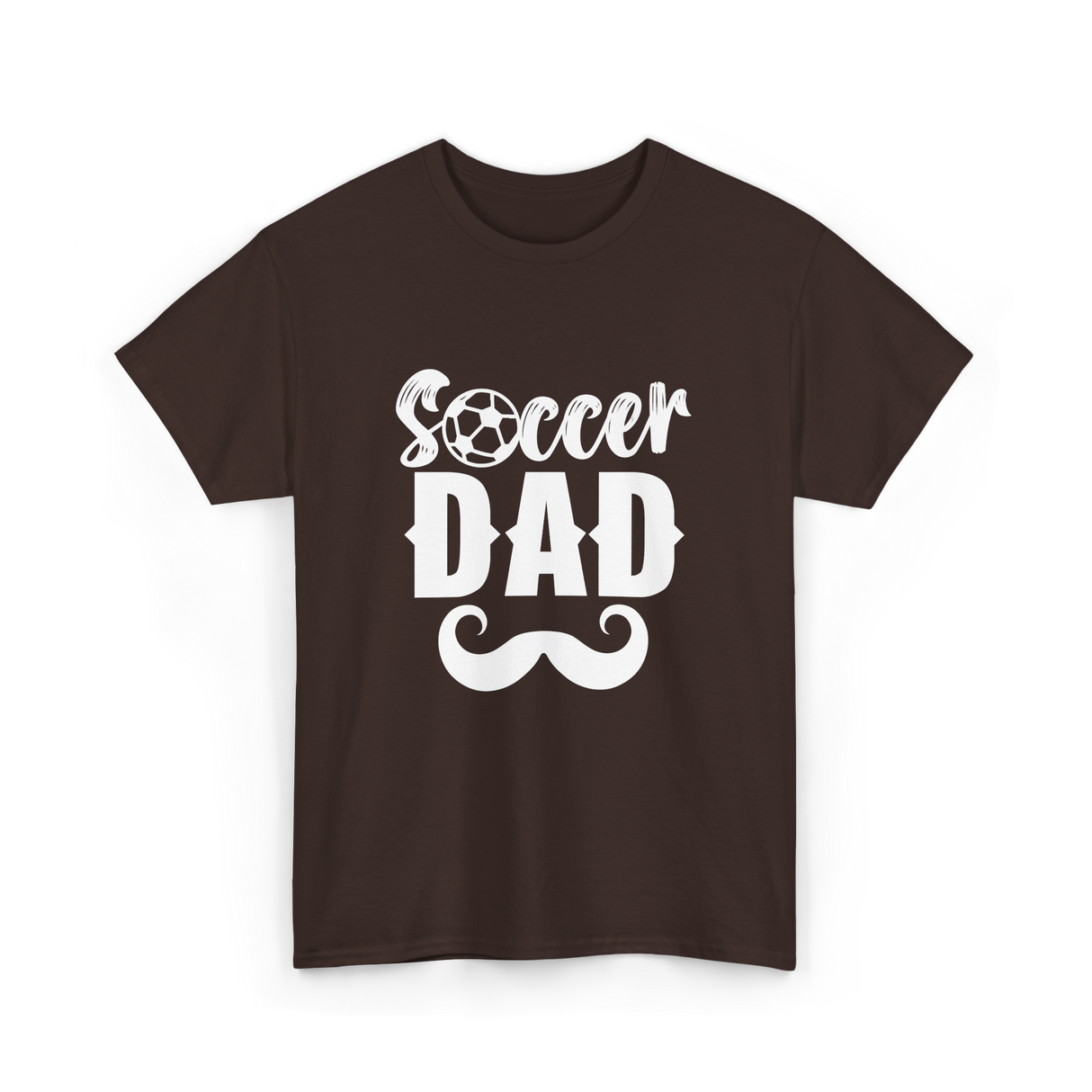 Soccer Dad Dad Player T-Shirt - Dark Chocolate