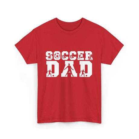 Soccer Dad Player Father T-Shirt - Red