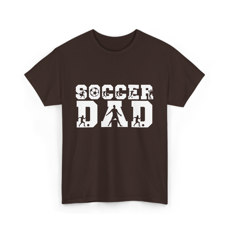 Soccer Dad Player Father T-Shirt - Dark Chocolate