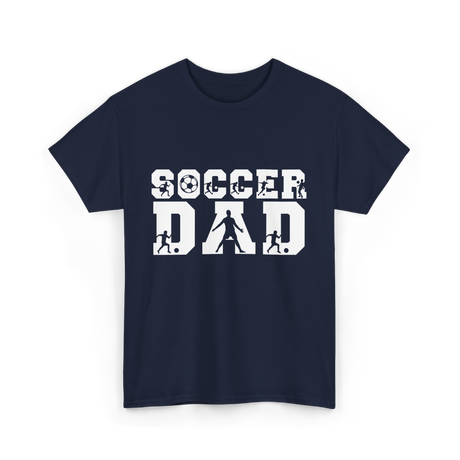 Soccer Dad Player Father T-Shirt - Navy