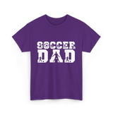 Soccer Dad Player Father T-Shirt - Purple