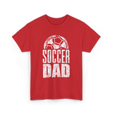 Soccer Dad Soccer Father T-Shirt - Red