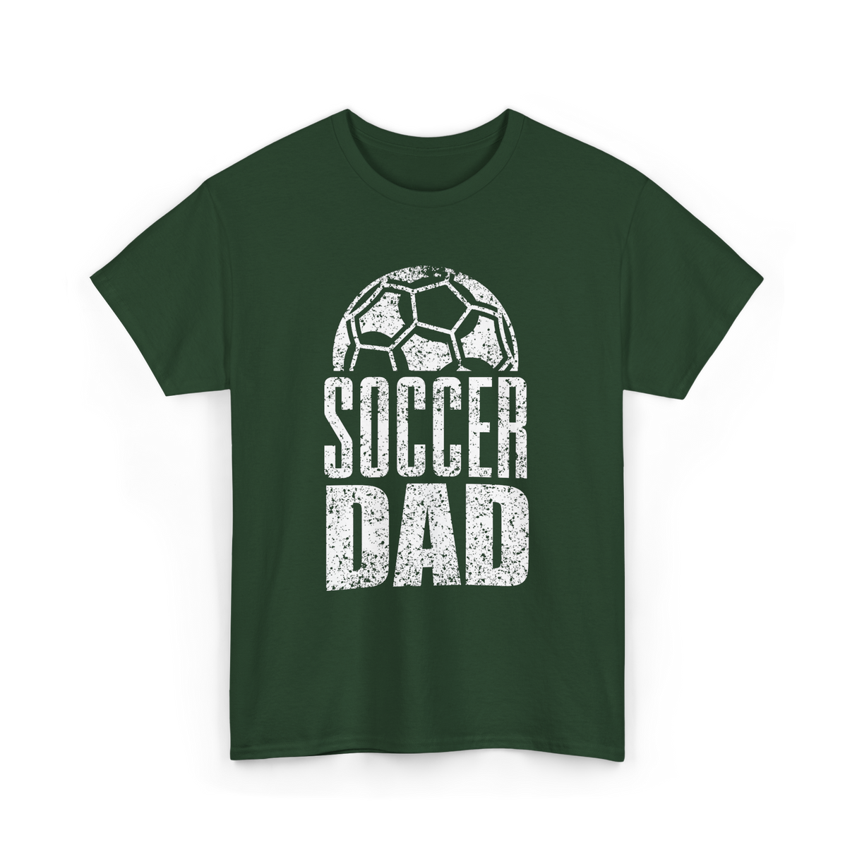 Soccer Dad Soccer Father T-Shirt - Forest Green