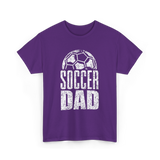 Soccer Dad Soccer Father T-Shirt - Purple