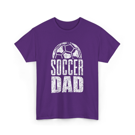 Soccer Dad Soccer Father T-Shirt - Purple