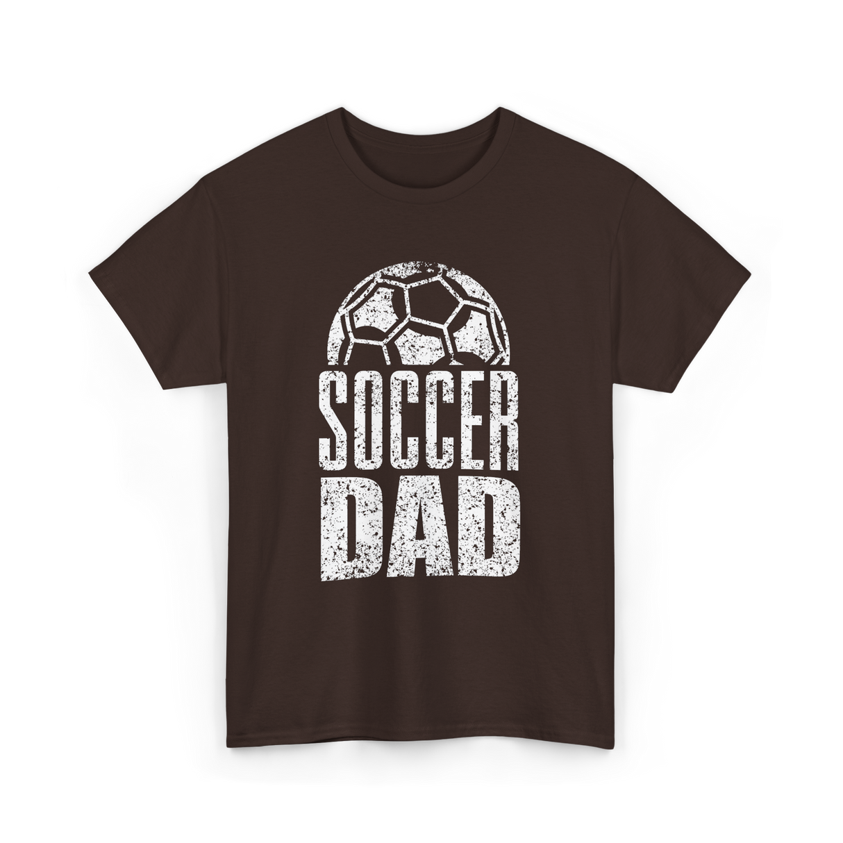 Soccer Dad Soccer Father T-Shirt - Dark Chocolate